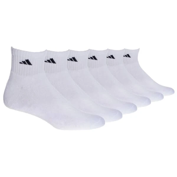 ADIDAS Men's Athletic Quarter Socks, 6-Pack 4 ADIDAS Men's Athletic Quarter Socks, 6-Pack - Image 2