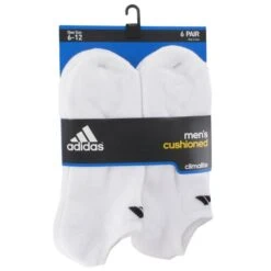 ADIDAS Men's Athletic No Show Socks, 6-Pack -Fashion Clothing Store 1325220 101 alt2