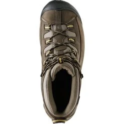 KEEN Men's Targhee II Mid WP Hiking Boots, Black Olive/Yellow -Fashion Clothing Store 1365318 001 alt4