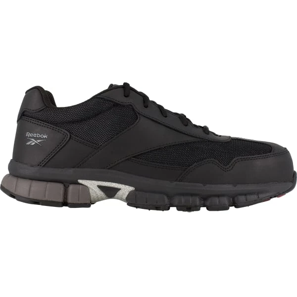 REEBOK WORK Men's Ketia Composite Toe Cross Trainer Shoes, Black/ Silver, Wide 4 REEBOK WORK Men's Ketia Composite Toe Cross Trainer Shoes, Black/ Silver, Wide - Image 2