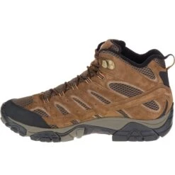 MERRELL Men's Moab 2 Mid Waterproof Hiking Boots, Earth, Wide -Fashion Clothing Store 2023811 201 alt5