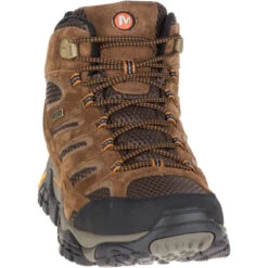 MERRELL Men's Moab 2 Mid Waterproof Hiking Boots, Earth, Wide -Fashion Clothing Store 2023811 201 alt8