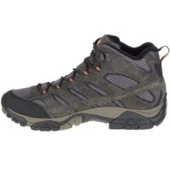 MERRELL Men's Moab 2 Mid Waterproof Hiking Boots, Beluga -Fashion Clothing Store 2023818 006 alt3