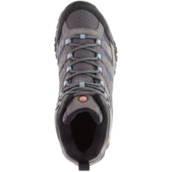 MERRELL Women's Moab 2 Mid Waterproof Hiking Boots, Granite -Fashion Clothing Store 2024319 003 alt7