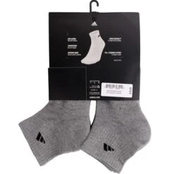 ADIDAS Men's Athletic Quarter Socks, 6 Pack -Fashion Clothing Store 2025812 004 alt3