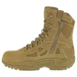 REEBOK WORK Women's Rapid Response Composite Toe Work Boots, Coyote, Wide -Fashion Clothing Store 2033605 201 alt2