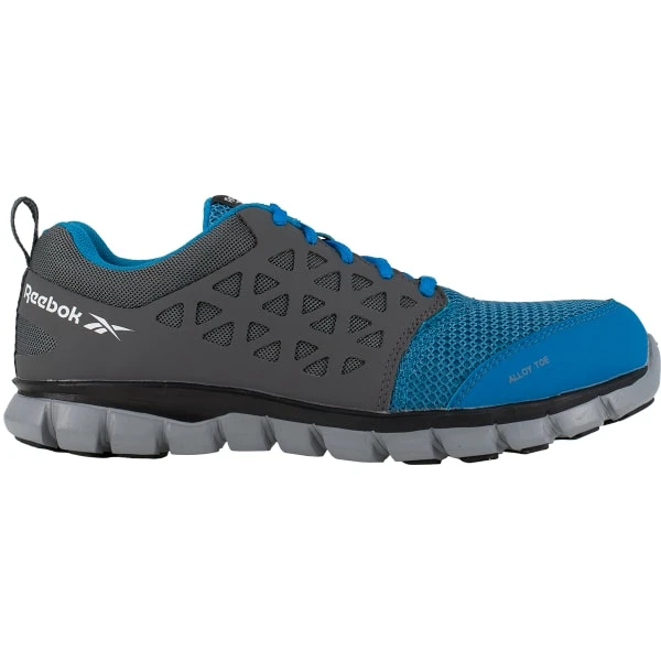 REEBOK WORK Men's Sublite Cushion Work Alloy Toe Work Shoes, Blue/ Grey 4 REEBOK WORK Men's Sublite Cushion Work Alloy Toe Work Shoes, Blue/ Grey - Image 2