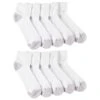 HANES Men's Ultimate Quarter Socks, 10-Pack -Fashion Clothing Store 2043207 101 main