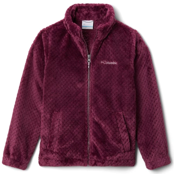 COLUMBIA Big Girls' Fluffy Fleece Full-Zip Jacket 3 COLUMBIA Big Girls' Fluffy Fleece Full-Zip Jacket