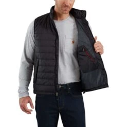 CARHARTT Men's Gilliam Vest, Extended Sizes -Fashion Clothing Store 2053257 001 alt3