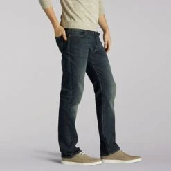 LEE Men's Extreme Motion Straight Fit Tapered Leg Jeans 6 LEE Men's Extreme Motion Straight Fit Tapered Leg Jeans -Fashion Clothing Store 2055244 402 alt1