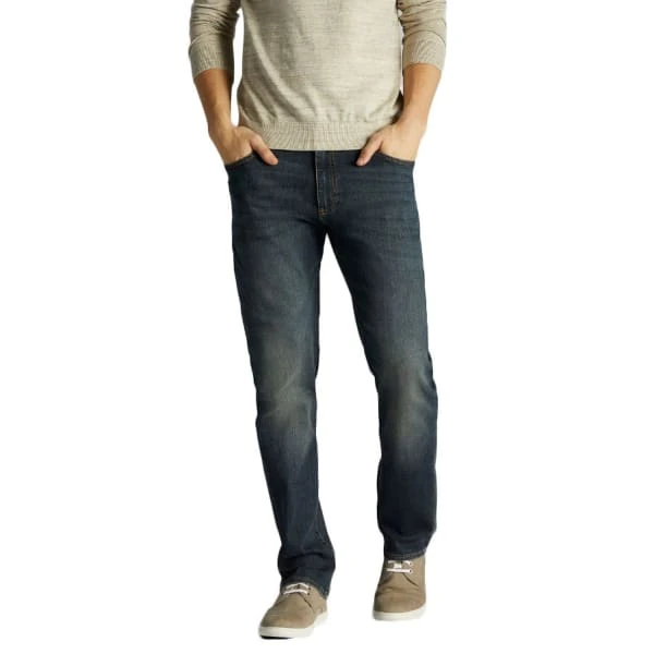 LEE Men's Extreme Motion Straight Fit Tapered Leg Jeans 3 LEE Men's Extreme Motion Straight Fit Tapered Leg Jeans