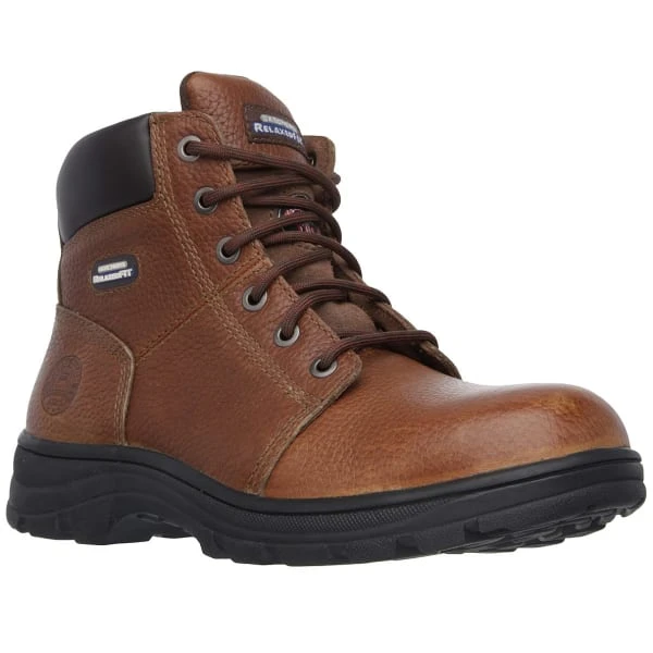 SKECHERS Men's 6 In. Work: Relaxed Fit - Workshire Steel Toe Work Boots 3 SKECHERS Men's 6 In. Work: Relaxed Fit - Workshire Steel Toe Work Boots