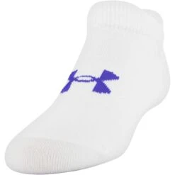 UNDER ARMOUR Girls' Essential No Show Socks, 6-Pack -Fashion Clothing Store 2057082 101 alt4