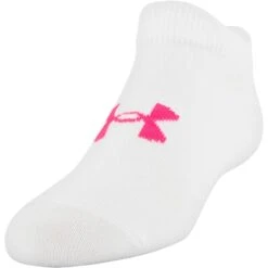 UNDER ARMOUR Girls' Essential No Show Socks, 6-Pack -Fashion Clothing Store 2057082 101 alt7
