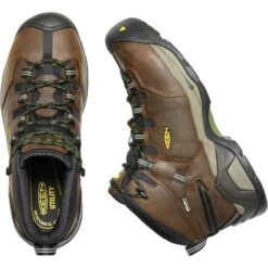 KEEN Men's Detroit XT Mid Steel Toe Waterproof Work Boots -Fashion Clothing Store 2058684 201 alt3