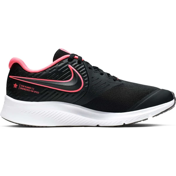 NIKE Girls' Star Runner 2 GS Athletic Sneakers 5 NIKE Girls' Star Runner 2 GS Athletic Sneakers - Image 3
