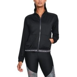 UNDER ARMOUR Women's HeatGear Armour Full-Zip Jacket 9 UNDER ARMOUR Women's HeatGear Armour Full-Zip Jacket -Fashion Clothing Store 2060538 001 alt2