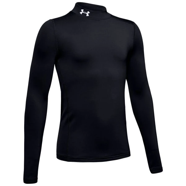UNDER ARMOUR Boys' ColdGear Mock Long-Sleeve Shirt 3 UNDER ARMOUR Boys' ColdGear Mock Long-Sleeve Shirt