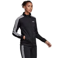 ADIDAS Women's Essentials 3-Stripes Tricot Jacket 16 ADIDAS Women's Essentials 3-Stripes Tricot Jacket -Fashion Clothing Store 2060765 001 alt5