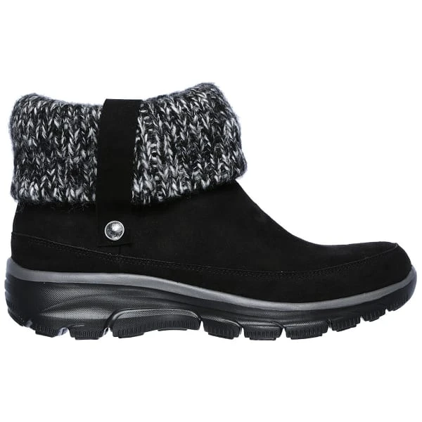 SKECHERS Women's Easy Going Heighten Fold Over Knit Collar Bootie 4 SKECHERS Women's Easy Going Heighten Fold Over Knit Collar Bootie - Image 2