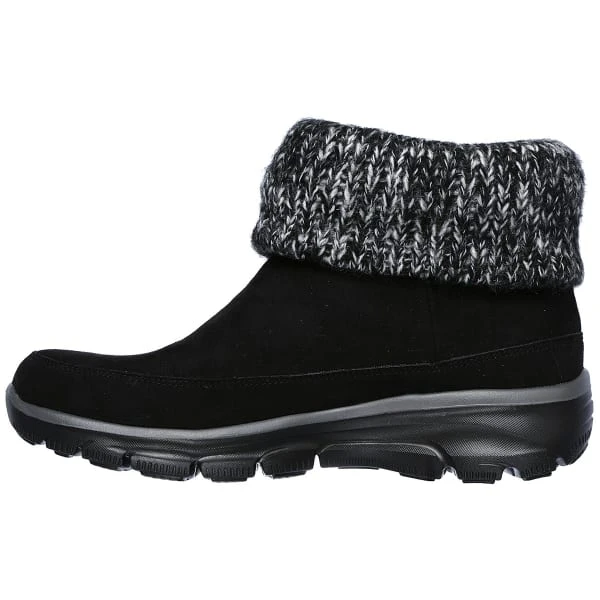 SKECHERS Women's Easy Going Heighten Fold Over Knit Collar Bootie 5 SKECHERS Women's Easy Going Heighten Fold Over Knit Collar Bootie - Image 3