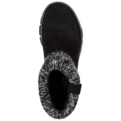 SKECHERS Women's Easy Going Heighten Fold Over Knit Collar Bootie 12 SKECHERS Women's Easy Going Heighten Fold Over Knit Collar Bootie -Fashion Clothing Store 2061762 001 alt4