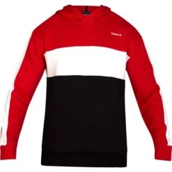 HURLEY Men's Blocked Fleece Pullover Hoodie