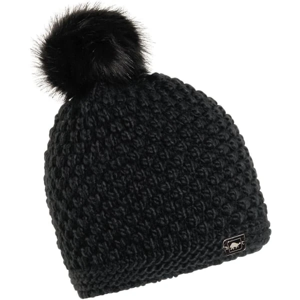 TURTLE FUR Women's Snowfall Fleece-Lined Pom Beanie 3 TURTLE FUR Women's Snowfall Fleece-Lined Pom Beanie