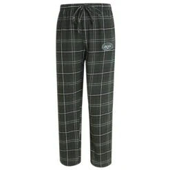 NEW YORK JETS Men's Ultimate Plaid Flannel Pajama Pants