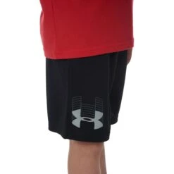UNDER ARMOUR Little Boys' Prototype Logo Shorts 13 UNDER ARMOUR Little Boys' Prototype Logo Shorts -Fashion Clothing Store 2064463 001 alt5