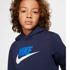 NIKE Boys' Sportswear Club Fleece Hoodie -Fashion Clothing Store 2065013 402 alt5