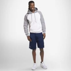 RUSSELL ATHLETICS Men's Dri-Power Colorblock Hoodie 11 RUSSELL ATHLETICS Men's Dri-Power Colorblock Hoodie -Fashion Clothing Store 2066662 101 alt4