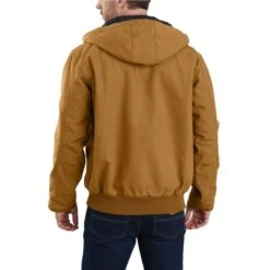 CARHARTT Men's Washed Duck Insulated Active Jacket -Fashion Clothing Store 2066938 230 alt2