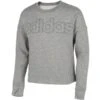 ADIDAS Girls' Linear Logo Crew Neck Sweatshirt -Fashion Clothing Store 2068880 004 main