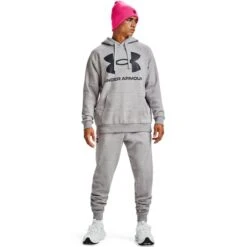 UNDER ARMOUR Men's UA Rival Fleece Hoodie -Fashion Clothing Store 2070161 006 alt5