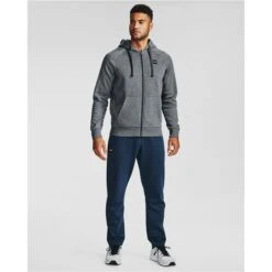 UNDER ARMOUR Men's UA Rival Fleece Full-Zip Hoodie 13 UNDER ARMOUR Men's UA Rival Fleece Full-Zip Hoodie -Fashion Clothing Store 2070173 003 alt5