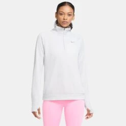 NIKE Women's Half-Zip Pacer Running Top -Fashion Clothing Store 2070628 004 alt2