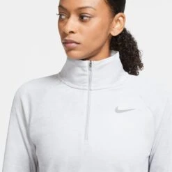 NIKE Women's Half-Zip Pacer Running Top -Fashion Clothing Store 2070628 004 alt4