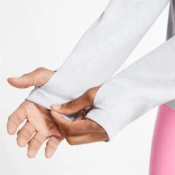 NIKE Women's Half-Zip Pacer Running Top -Fashion Clothing Store 2070628 004 alt5