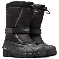 SOREL Boys' Youth Flurry Winter Boots -Fashion Clothing Store 2072356 010 alt2