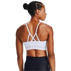 UNDER ARMOUR Women's UA Seamless Low Long Sports Bra 9 UNDER ARMOUR Women's UA Seamless Low Long Sports Bra -Fashion Clothing Store 2072964 101 alt3