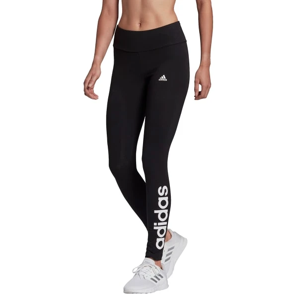 ADIDAS Women's High-Waisted Logo Leggings 4 ADIDAS Women's High-Waisted Logo Leggings - Image 2