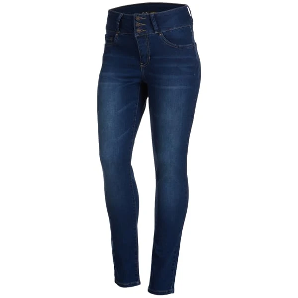 Y.M.I. Women's Basic 3-Button Skinny Jeans 3 Y.M.I. Women's Basic 3-Button Skinny Jeans