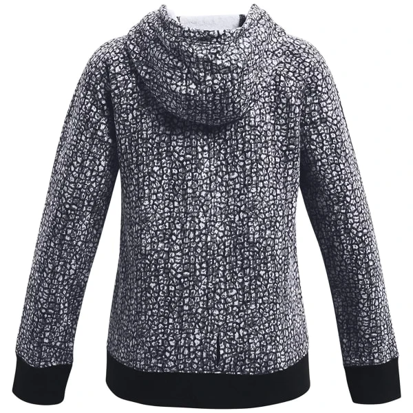 UNDER ARMOUR Girls' UA Rival Fleece Print Hoodie 4 UNDER ARMOUR Girls' UA Rival Fleece Print Hoodie - Image 2