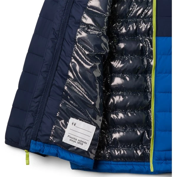 COLUMBIA Boys’ Powder Lite Hooded Jacket 5 COLUMBIA Boys’ Powder Lite Hooded Jacket - Image 3