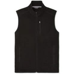 VAN HEUSEN Men's Full Zip Soft Fleece Vest -Fashion Clothing Store 2075011 001 alt2