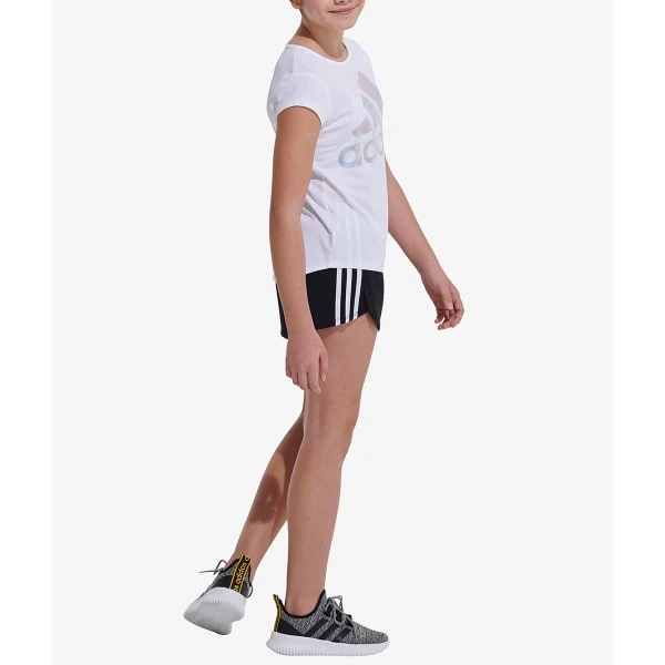ADIDAS Girls' Climalite Rainbow Foil Short Sleeve Tee 9 ADIDAS Girls' Climalite Rainbow Foil Short Sleeve Tee - Image 7