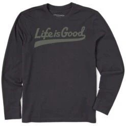 LIFE IS GOOD Men's Crusher-Lite Long Sleeve Tee