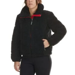 TOMMY HILFIGER SPORT Women's Sherpa Puffer Jacket -Fashion Clothing Store 2075780 001 alt2